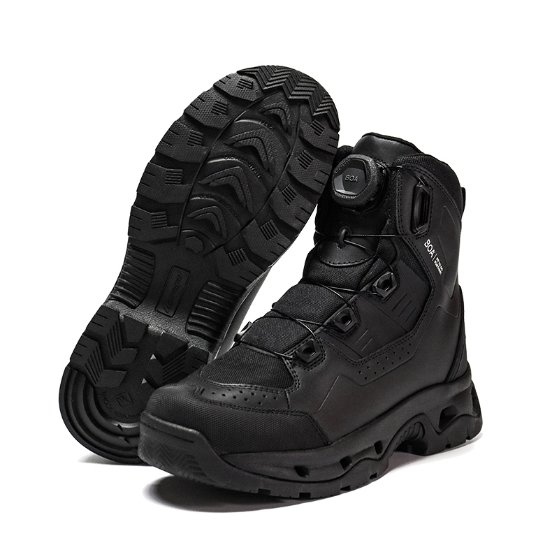 รองเท้าบูทตำรวจซับแซนด์วิชระบายอากาศได้